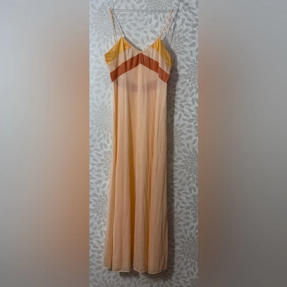 SET Vintage Gossard Artemis 70s Women’s L ROBE + SLIP Set Lingerie Nightie Dress - Picture 2 of 12